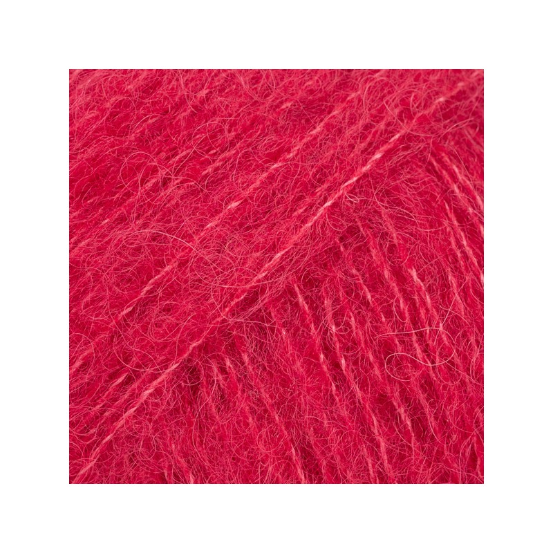 DROPS BRUSHED ALPACA SILK 07 Uni rojo