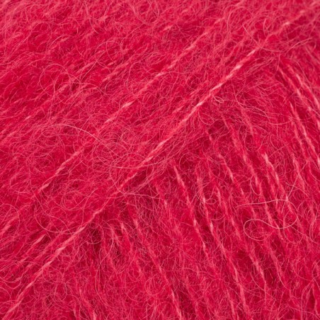 DROPS BRUSHED ALPACA SILK 07 Uni rojo