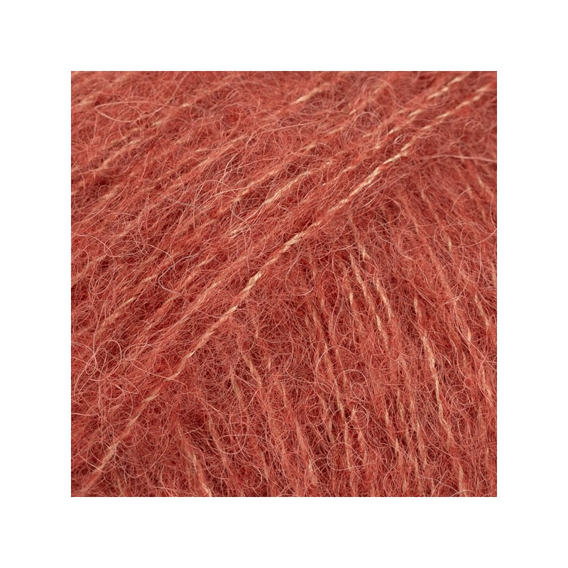 DROPS BRUSHED ALPACA SILK 24 Uni cobrizo