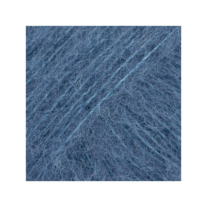 DROPS BRUSHED ALPACA SILK 25 Bleu Acier