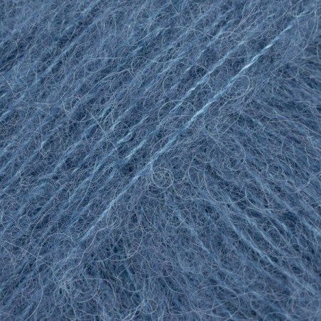 DROPS BRUSHED ALPACA SILK 25 Bleu Acier