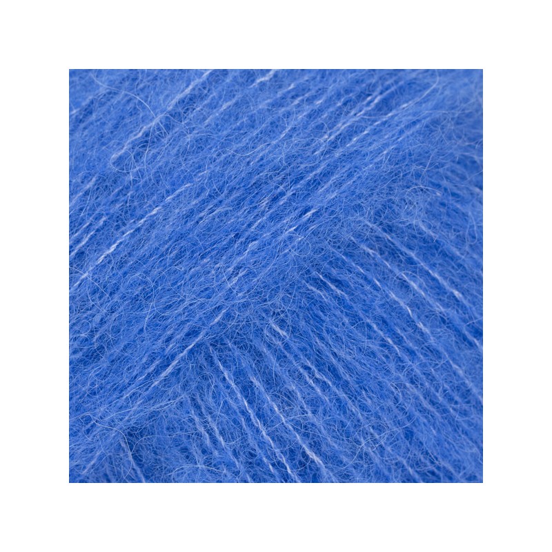 DROPS BRUSHED ALPACA SILK 26 Uni azul cobalto