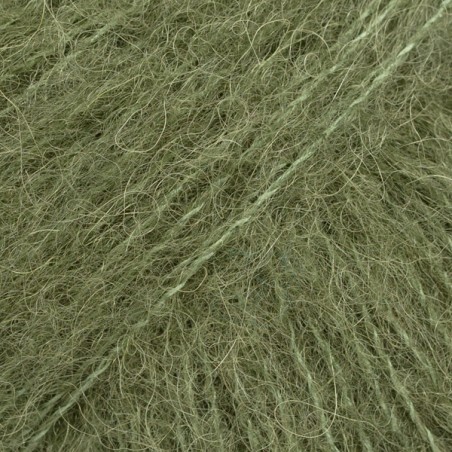 DROPS BRUSHED ALPACA SILK 32 Uni verde musgo