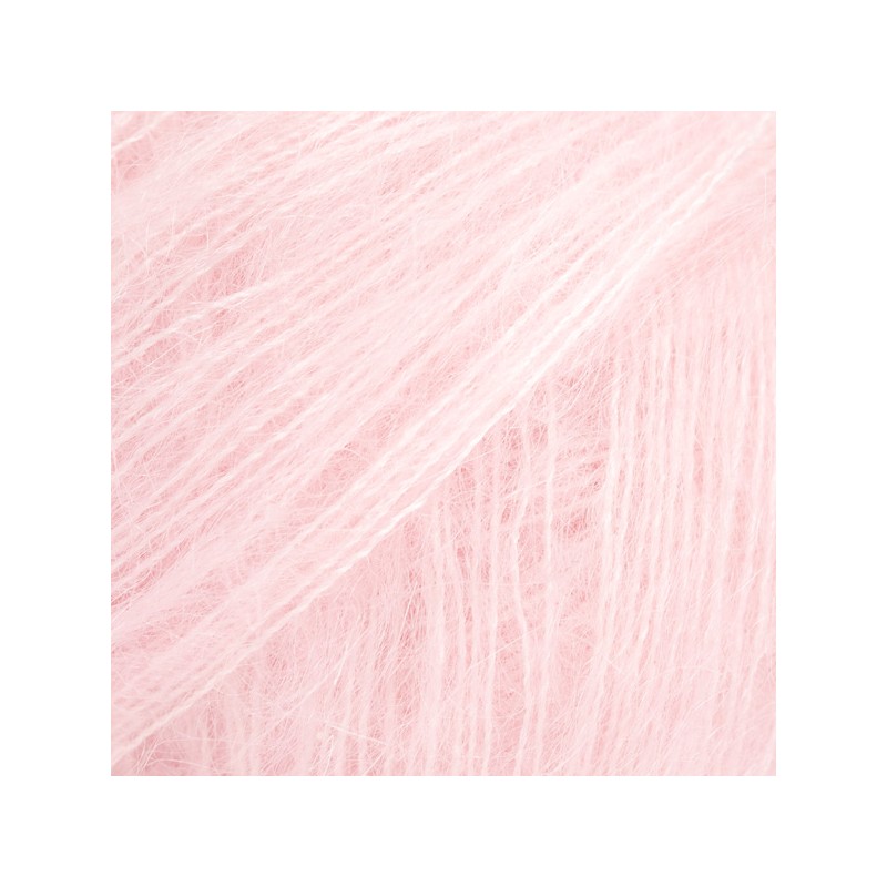 DROPS KID-SILK 72 Uni rosado pastel