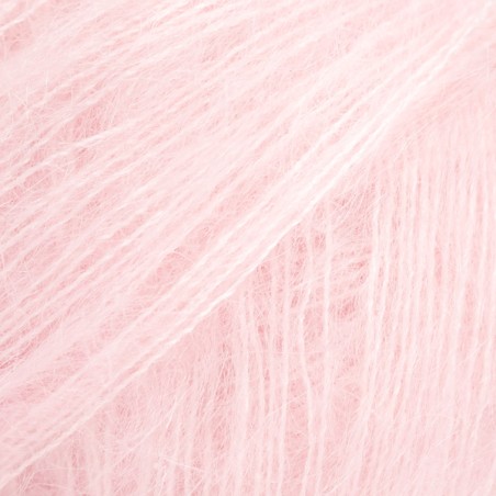 DROPS KID-SILK 72 Uni rosado pastel