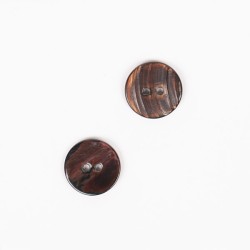 Bouton Arched Marron 18 mm