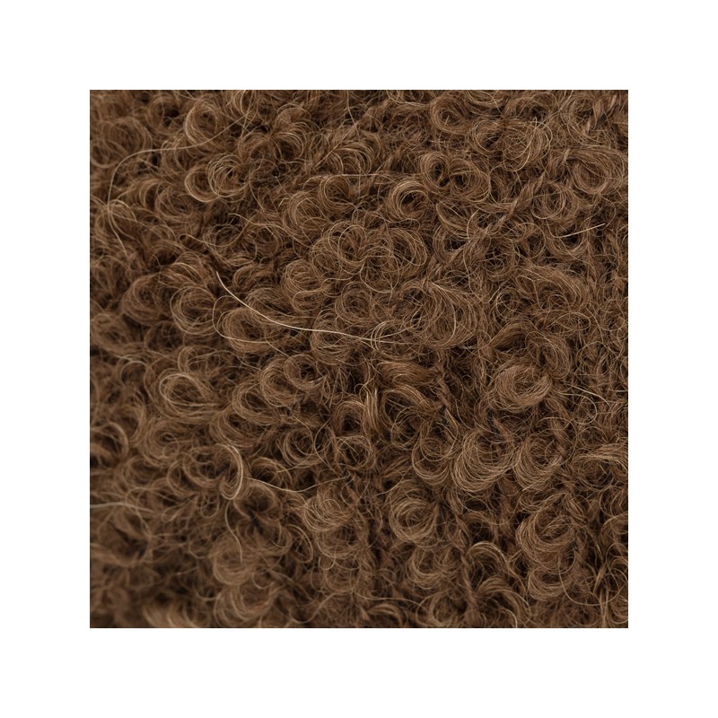 DROPS ALPACA BOUCLE 8905 Uni chocolate