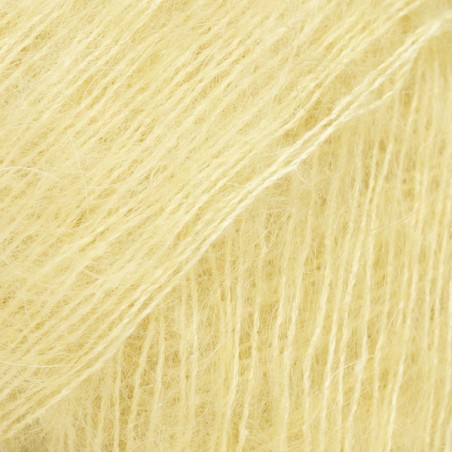 DROPS KID-SILK 73 Uni amarillo brumoso