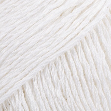DROPS BOMULL LIN 01 Uni blanco