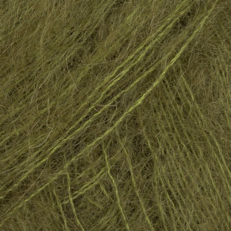 DROPS KID-SILK 66 Olive Foncé