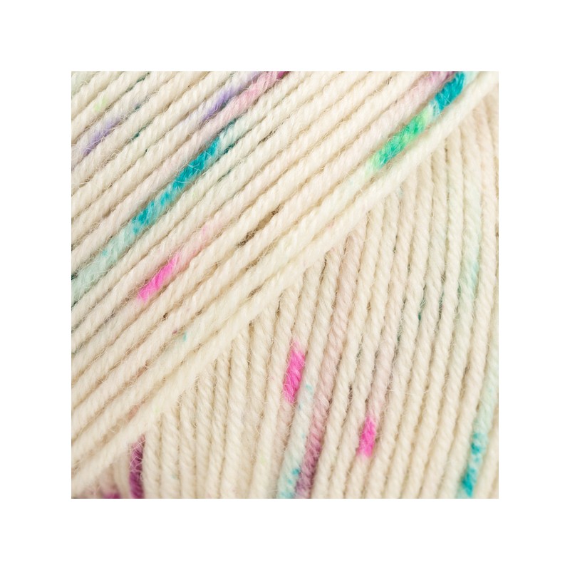 DROPS BABY MERINO 101 Print Baies et Crème dont 280 Livrables dès le 15/10