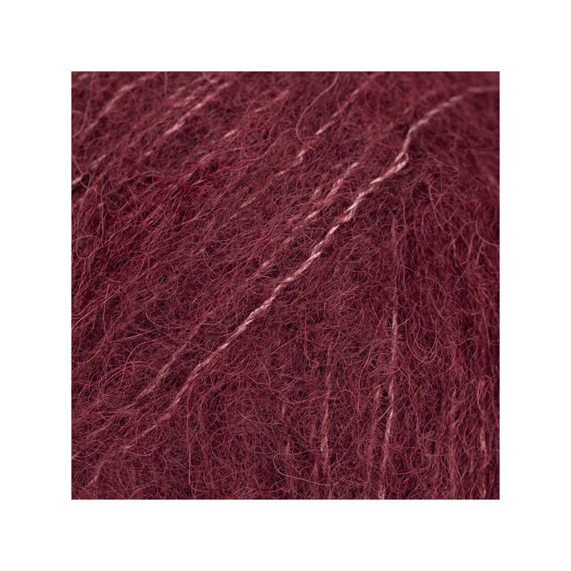 DROPS BRUSHED ALPACA SILK 44 Uni vino de ciruela