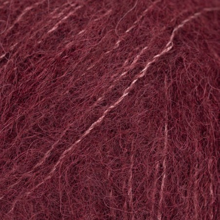 DROPS BRUSHED ALPACA SILK 44 Uni vino de ciruela