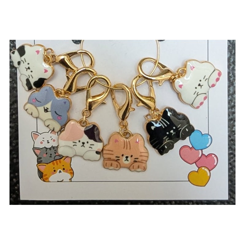 Anneaux Marqueurs Têtes de chatons