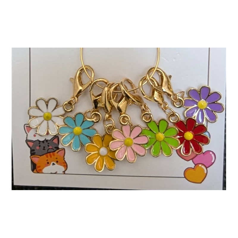 Anneaux Marqueurs Fleurs