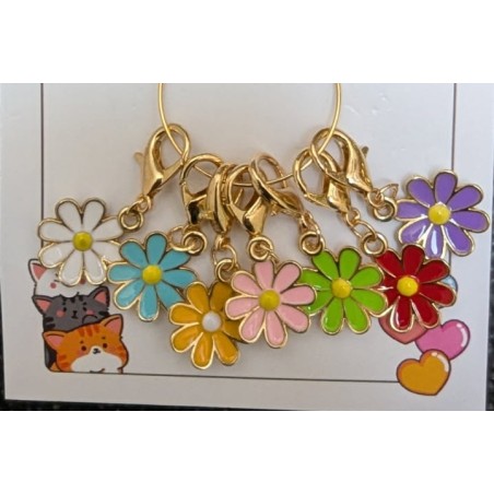 Anneaux Marqueurs Fleurs