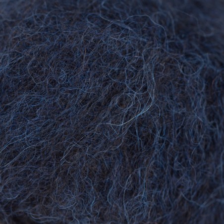 DROPS BRUSHED ALPACA SILK 42 Bleu Marine Foncé