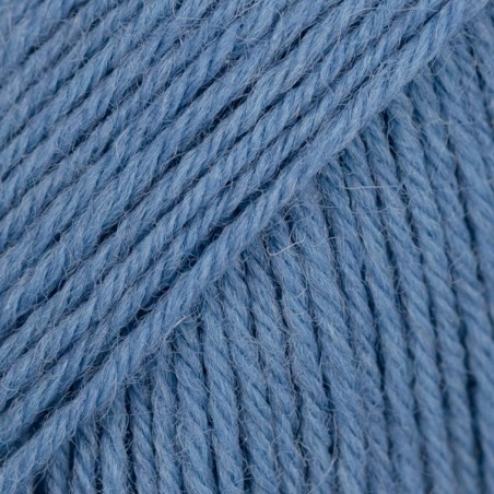 DROPS FABEL 103 Uni Gris Bleu