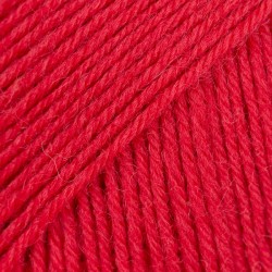 DROPS FABEL 106 Uni Rouge