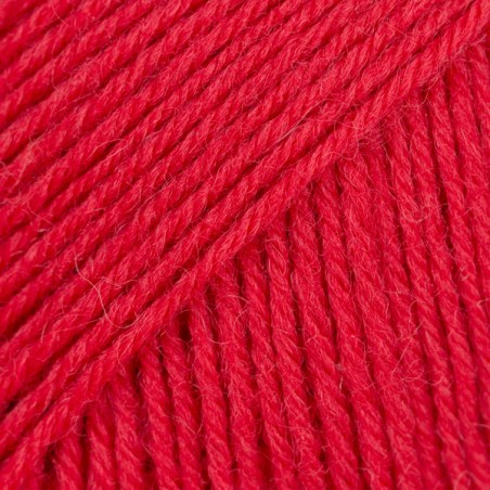 DROPS FABEL 106 Uni Rouge