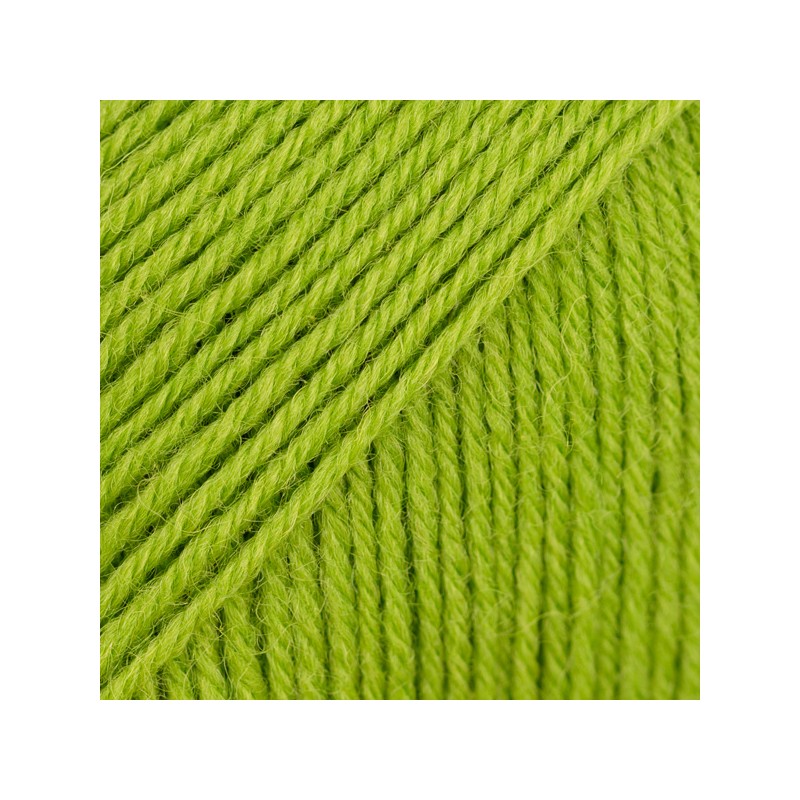 DROPS FABEL 112 Uni Vert Pomme