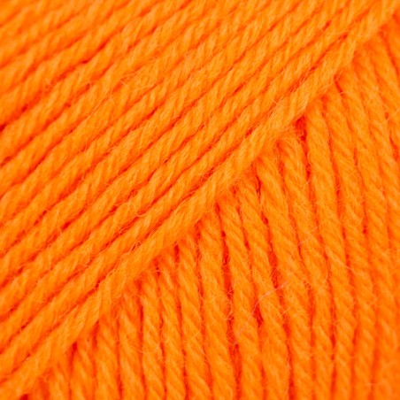 DROPS FABEL 119 Uni Orange Electrique