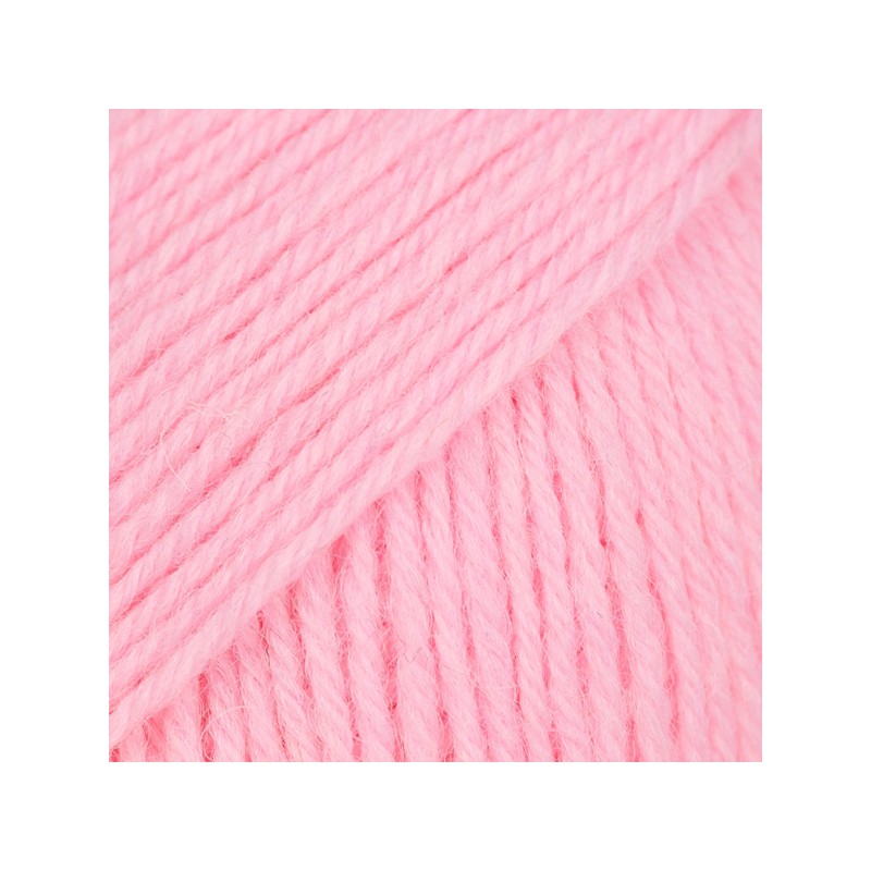 DROPS FABEL 120 Uni Rose Bébé