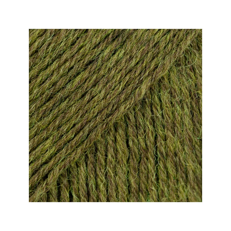 DROPS FABEL 122 Uni Olive Foncé