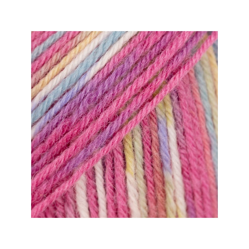 DROPS FABEL 161 print rosado ensueño