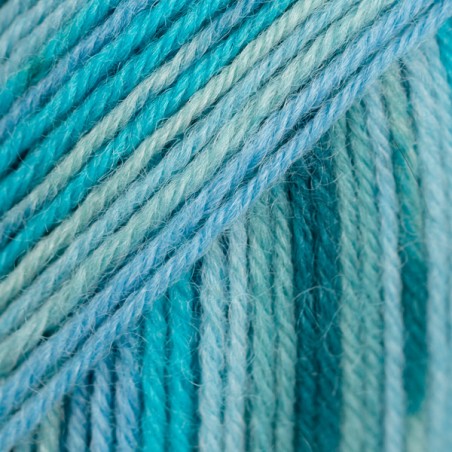 DROPS FABEL 340 print laguna azul