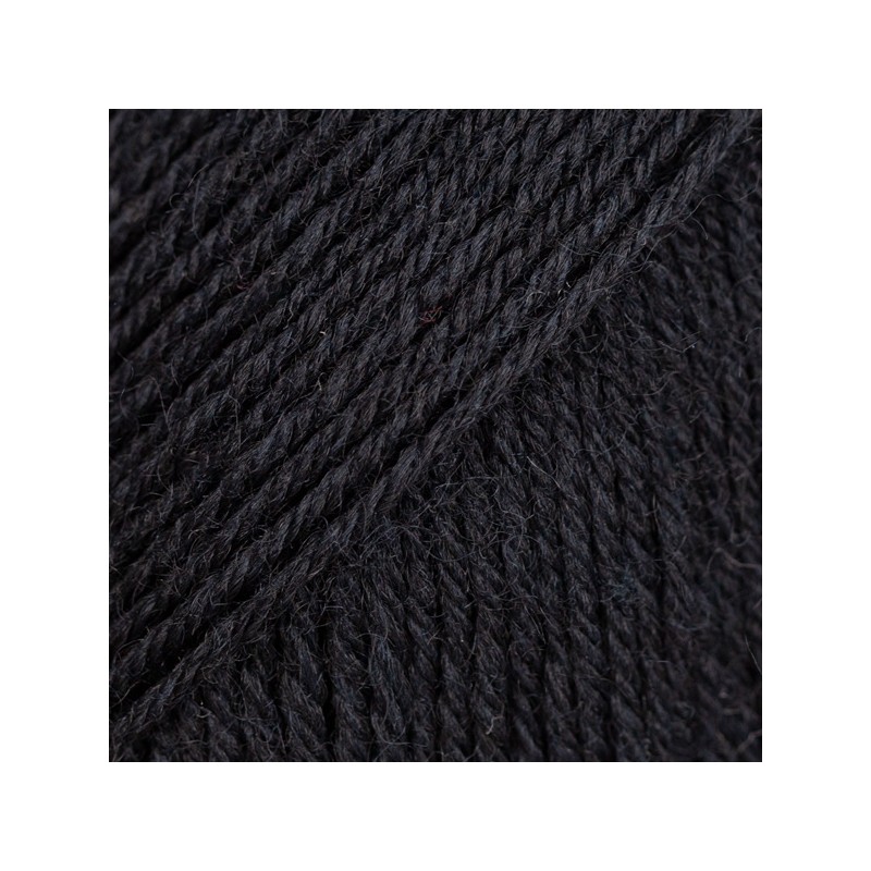 DROPS FABEL 400 Uni Noir dont 60 Livrables dès le 15/12