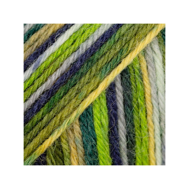 DROPS FABEL 542 print verde