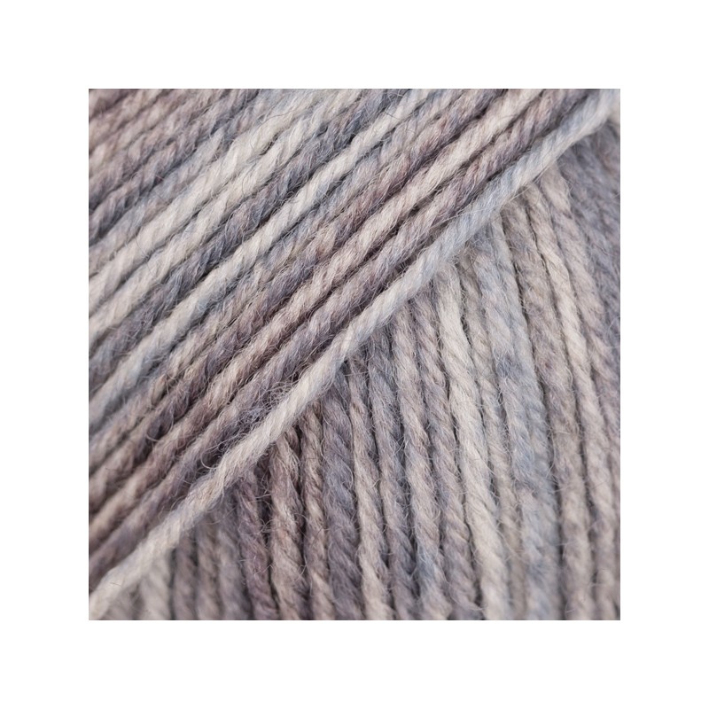 DROPS FABEL 602 Long Print Renard Argenté