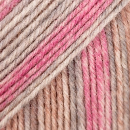 DROPS FABEL 623 long print vaho de rosas