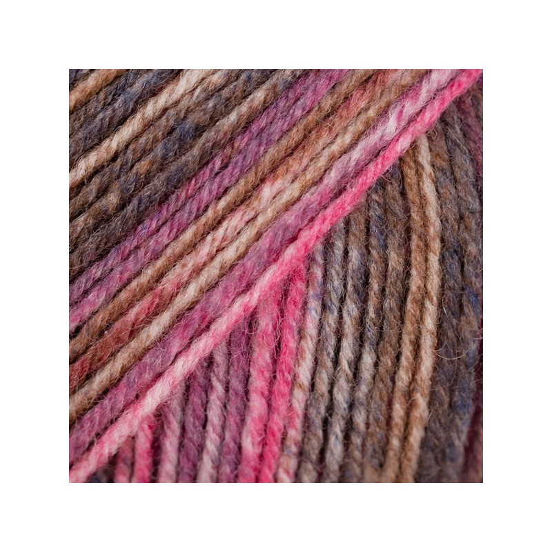 DROPS FABEL 655 Long Print Roses des Bois