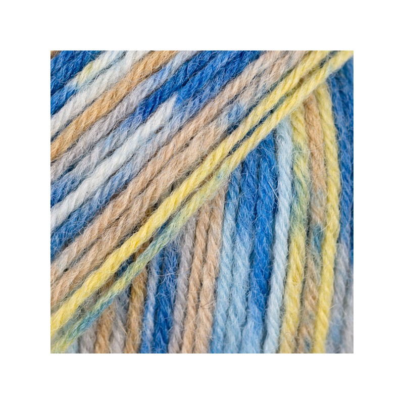 DROPS FABEL 910 Print Brume Océane *