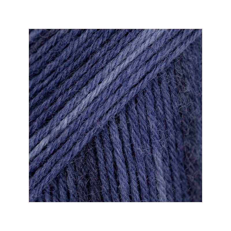 DROPS FABEL 917 Long Print Océan Profond