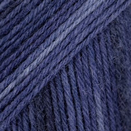 DROPS FABEL 917 Long Print Océan Profond