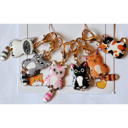 Anneaux Marqueurs Chatons Rayés