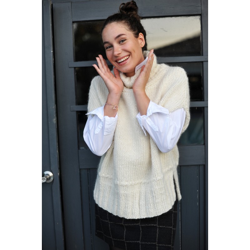 KIT Pull SAMO Sans Manches - Merino Wool - Kid Silk