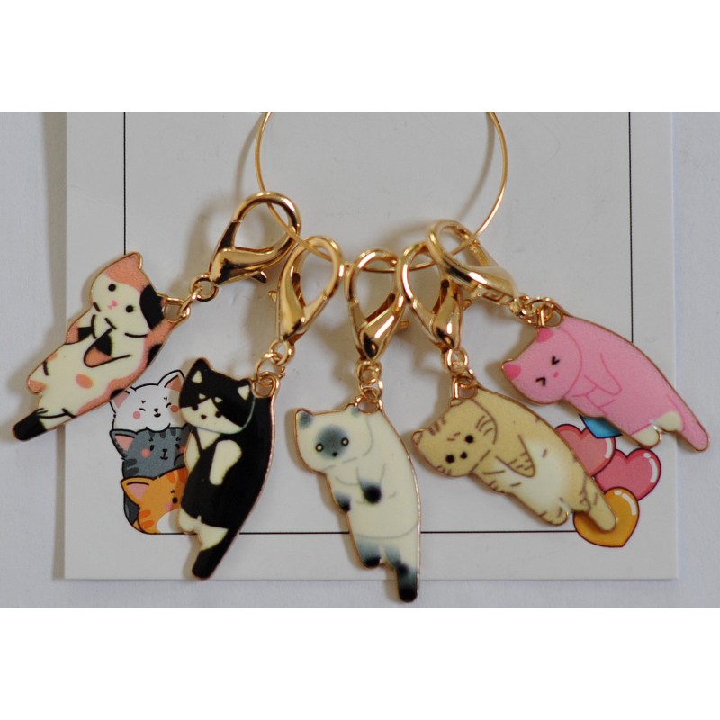 Anneaux Marqueurs Chats Suspendus