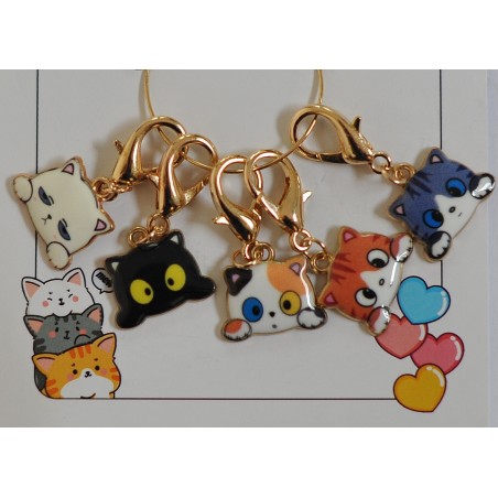 Anneaux Marqueurs Têtes de Chatons