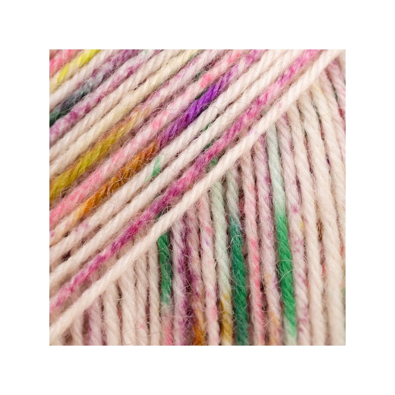 DROPS FABEL 927 print campo de lavanda