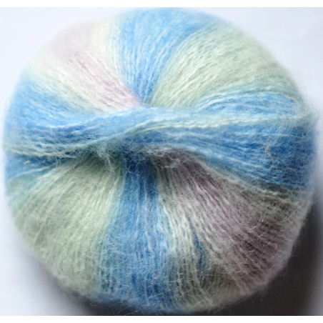 MOHAIR DEGRADE di LUCE 22 Neige Bleue
