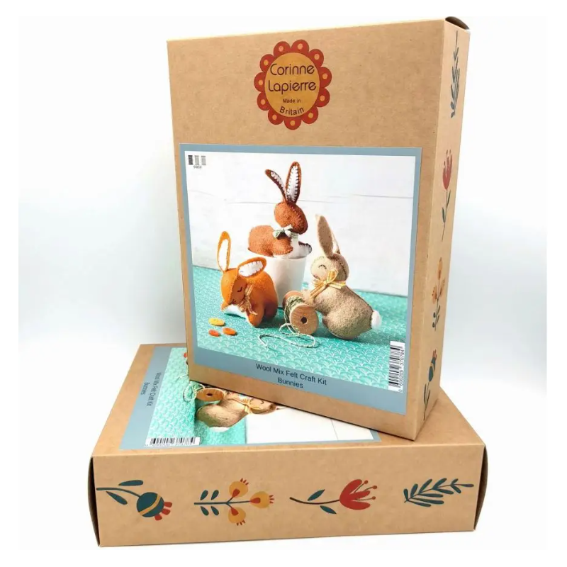 Kit Creatif En Feutrine - Les Trois Petits Lapins