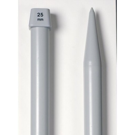 AIGUILLES DROITES 25mm 40 cm PLASTIQUE Prym