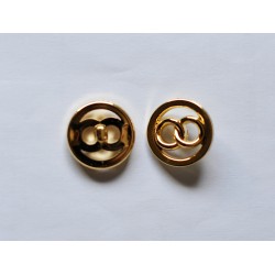 Bouton Chaine en huit 25 mm