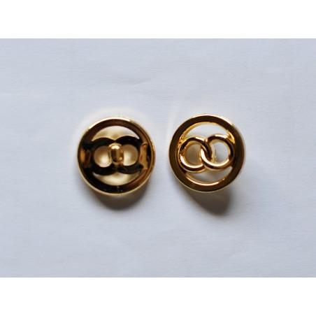 Bouton Chaine en huit 25 mm