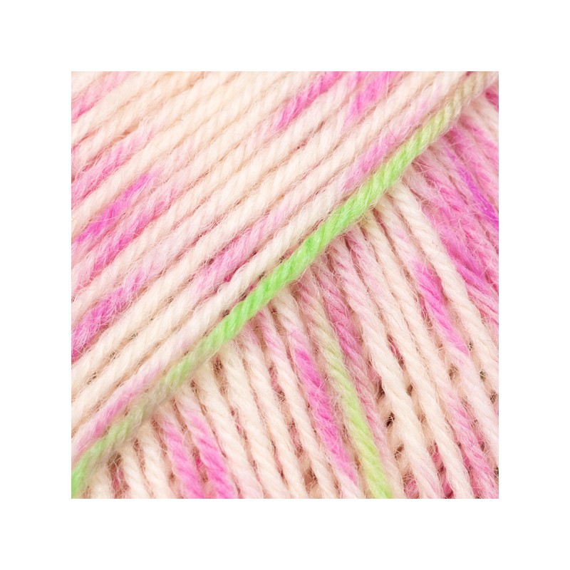 DROPS FABEL 931 Print Baiser au Citron Vert