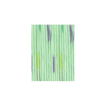 COTON BIO 3mm 291 Vert Pâle Chiné Couleurs